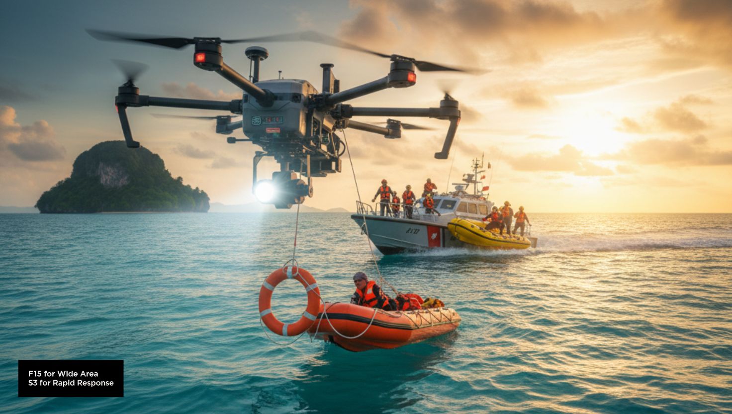 โดรนกู้ภัยสำหรับภารกิจ Search and Rescue ในประเทศไทย